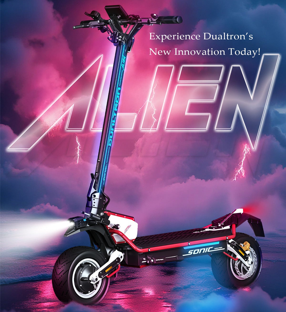 Dualtron SONIC ALIEN Electric scooter 72V40Ah