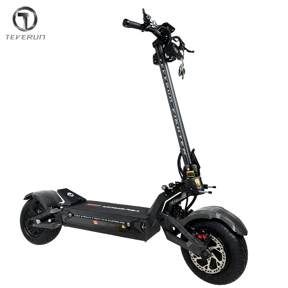 Teverun Supreme 7260R Electric Scooter|72V 60Ah SK Battery|2*2500W Motor|110Km/h Speed|200Km Range|